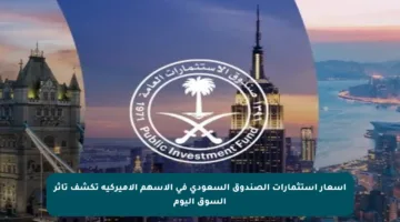 أسعار استثمارات الصندوق السعودي في الأسهم الأميركية تكشف تأثر السوق اليوم